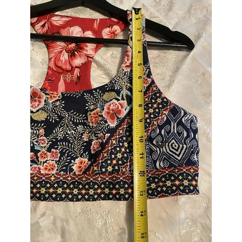Johnny Was Reversible Activewear Sports Bra XL Top D35